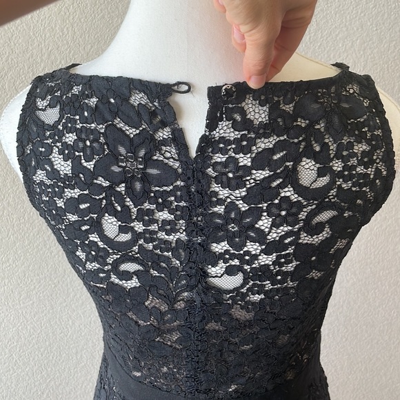 1.2.3 Paris Black Lace Midi DressSize 36 Fr - Picture 7 of 12